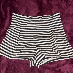 Free People Women's Size S Striped High Rise Knit Shorts